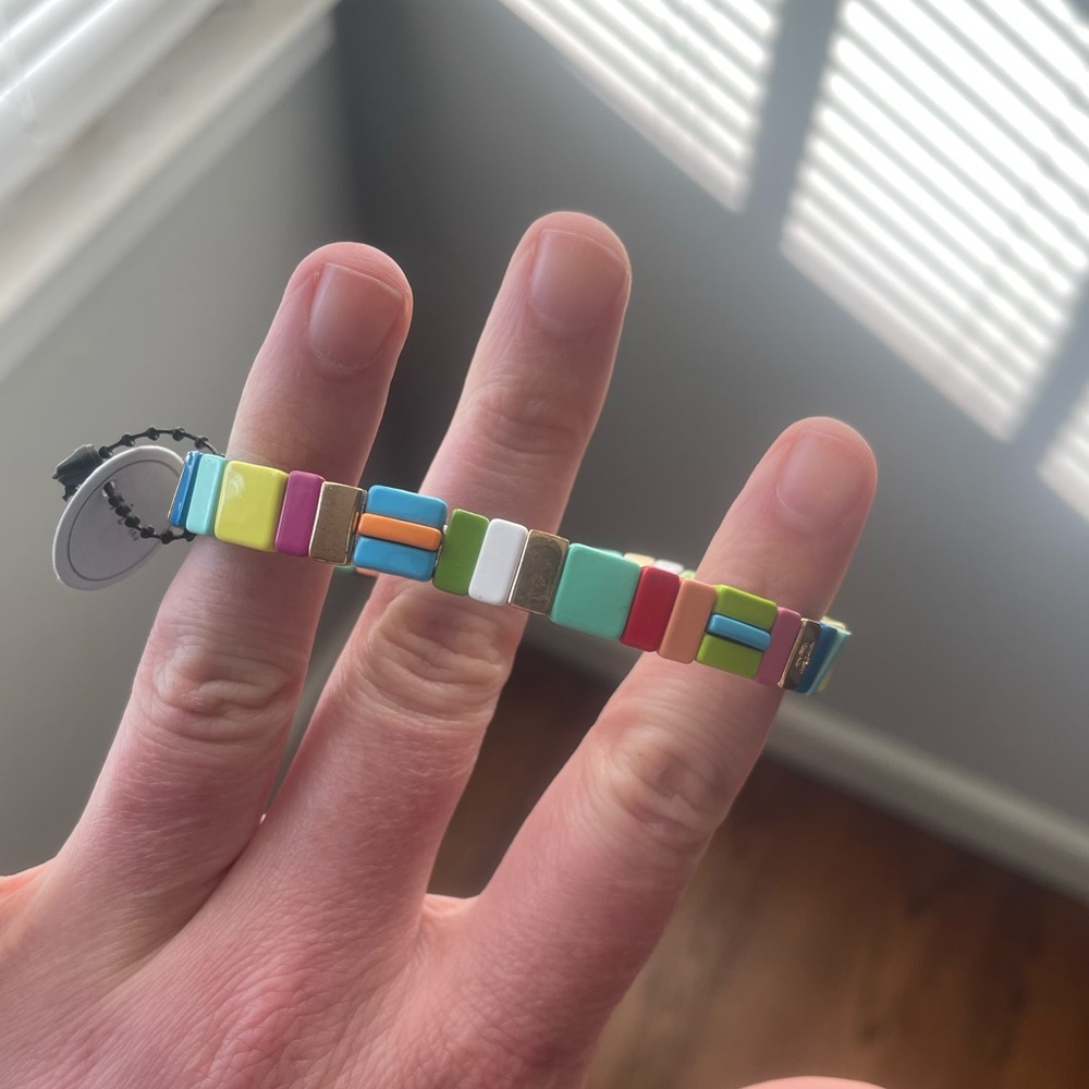 Betsy Pittard colorful elastic bracelet
